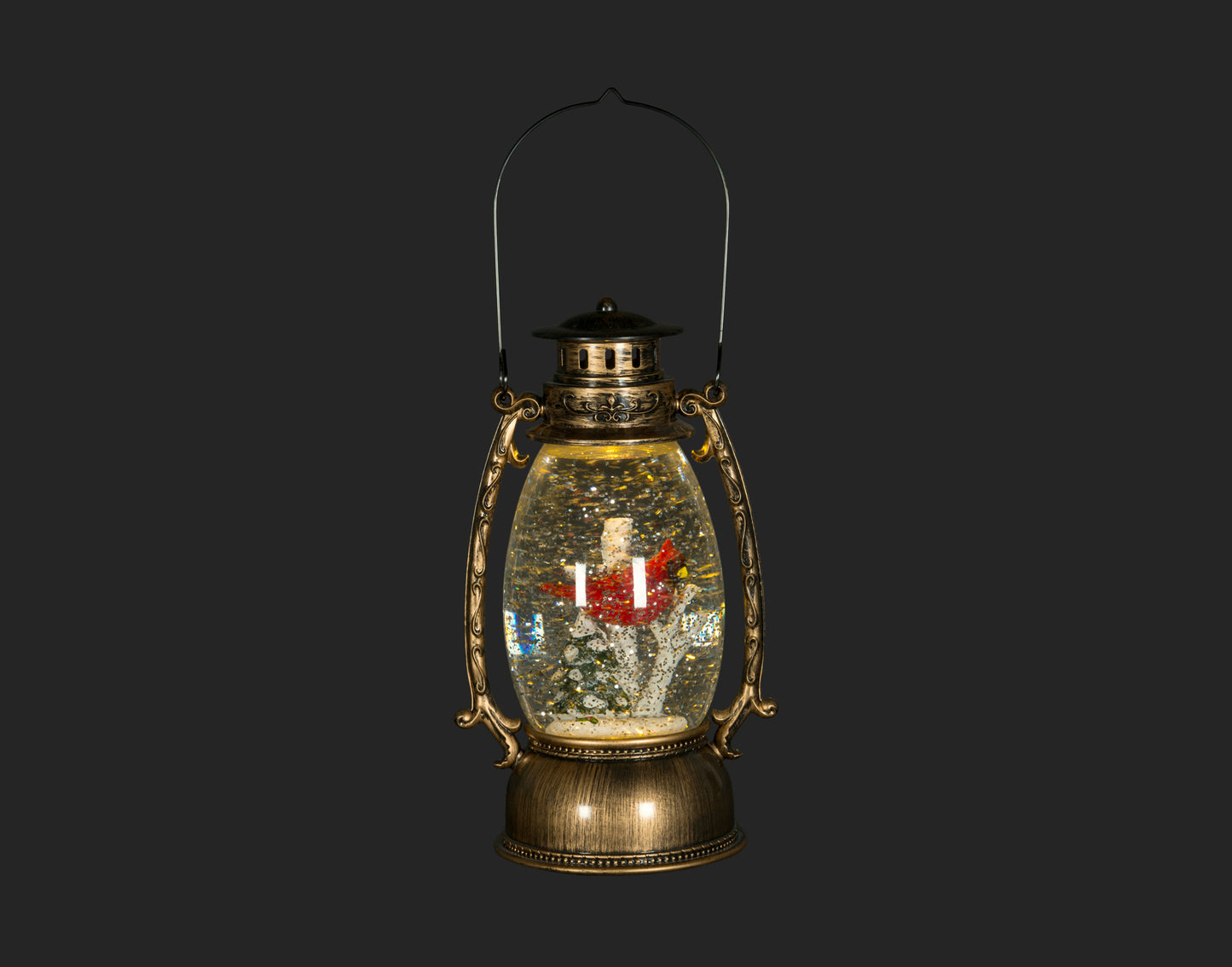 Cardinal Winter Wonderland Snowglobe